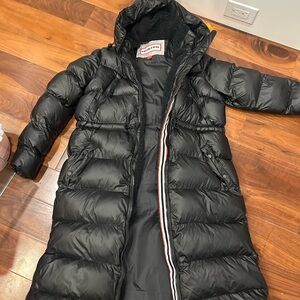 Authentic small Hunter Black Fleece-Lined Jacket
